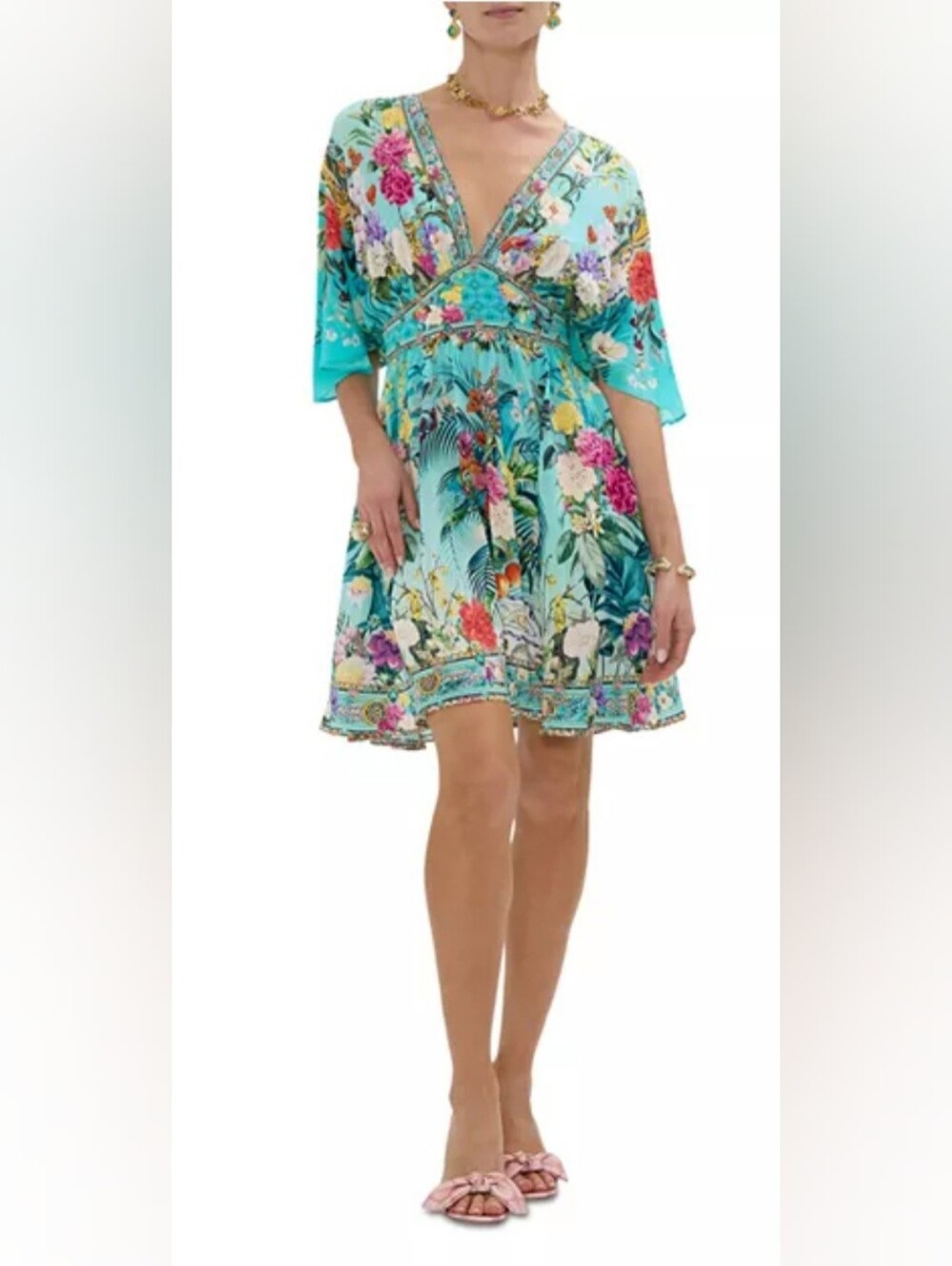 Camilla Garden Of Queluz Silk Mini Dress Size XS
